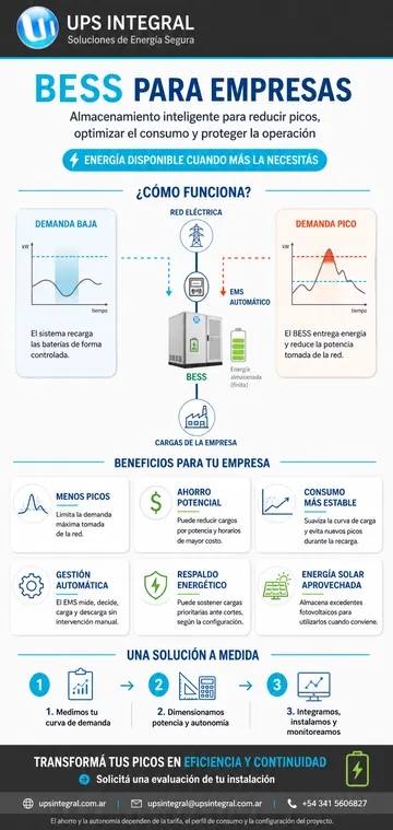 Vista previa de la infografía BESS para empresas
